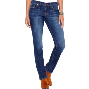 NWT Lucky Brand Zoe skinny jeans barrier wash size 14 blue jeans